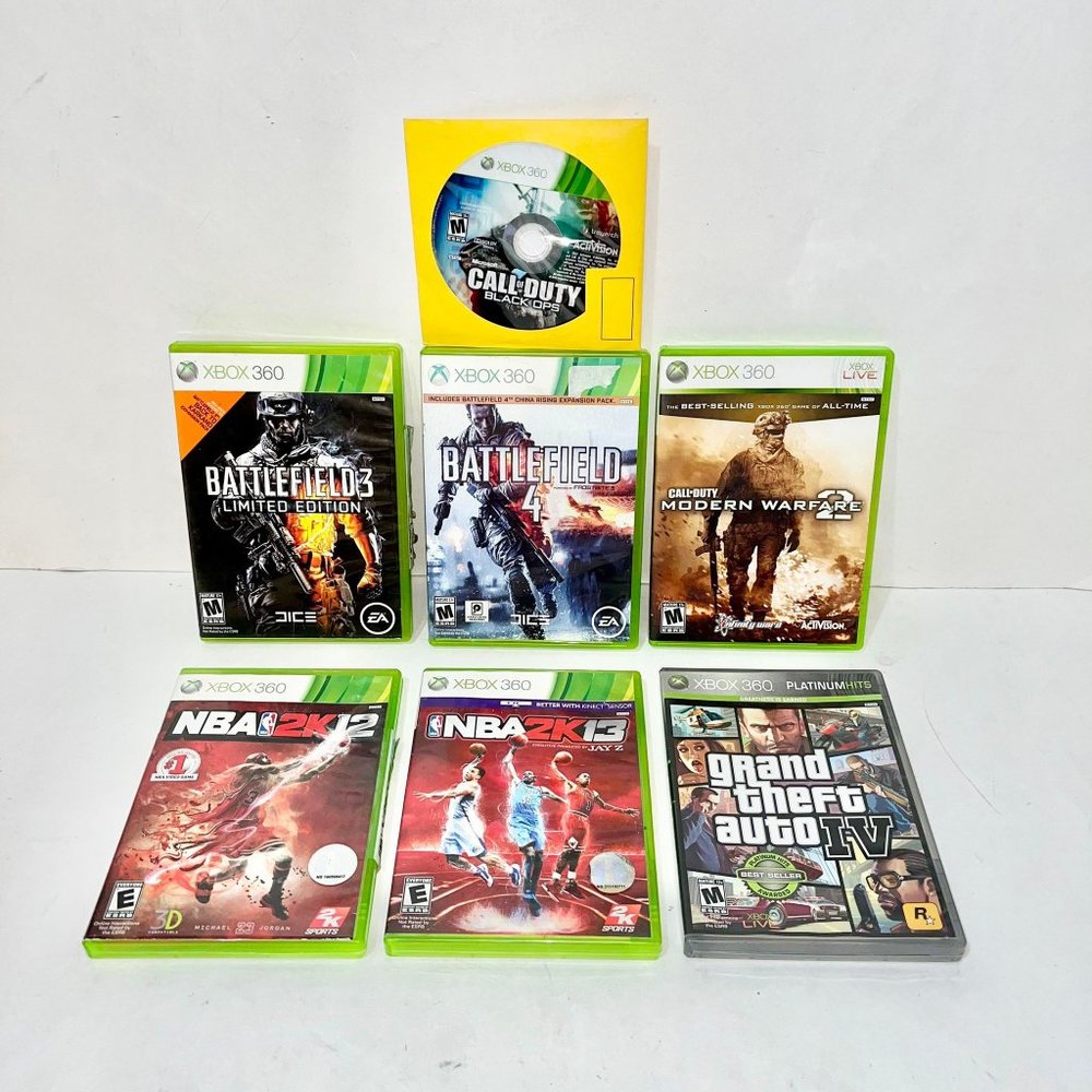 (7) Xbox 360 Games Bundle/Lot TESTED Good Condition